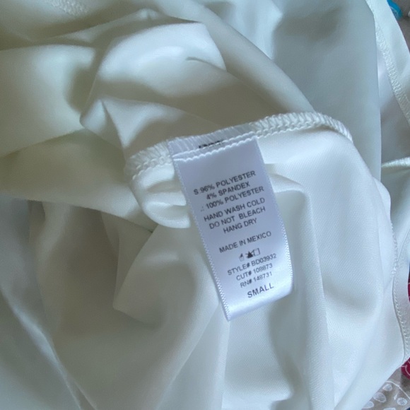 NWT Tie Shoulder Skater Mini Dress - Picture 3 of 4